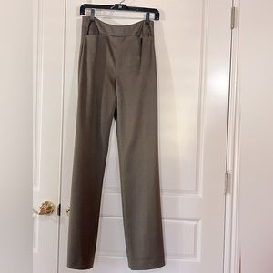 TSE 100% cashmere pants. Color is a rich dark taupe.